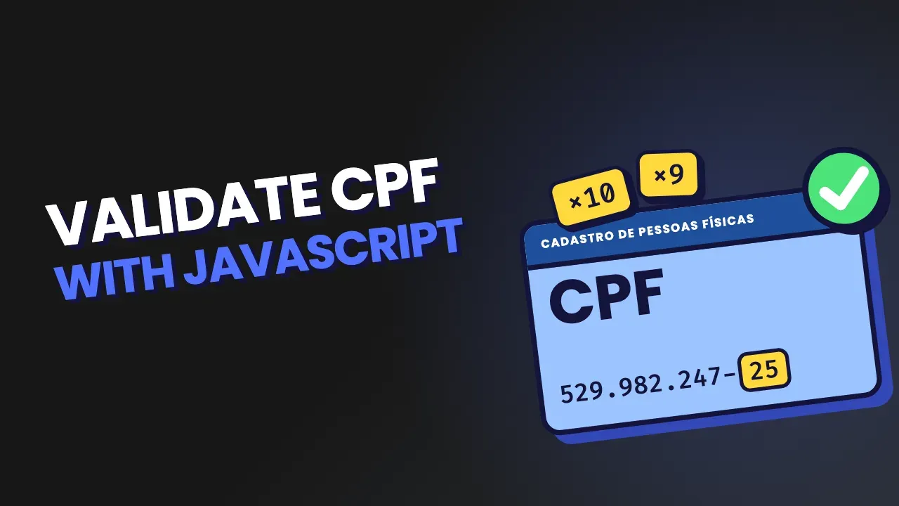 How to validate a CPF with JavaScript