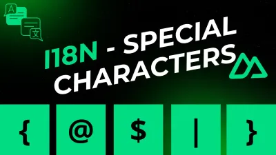 Cover image of the article about "How to Add Special Characters in i18N Translations"