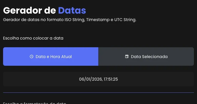 Date Format Converter tool interface