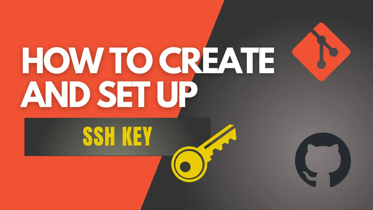 Cover image of the article about "SSH Key in Git: How to Set Up an SSH Key for GitHub"
