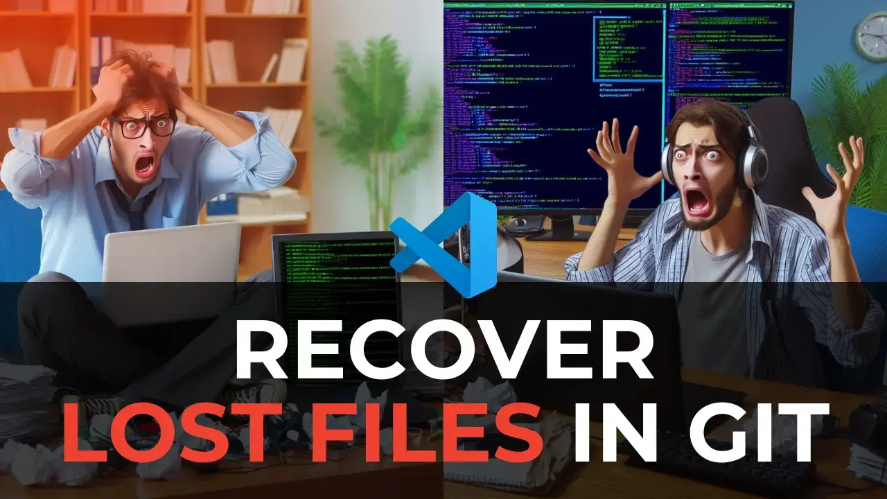Cover image of the article about "Lost Files in Git Without a Commit? Here's How to Recover Them Using VS Code"